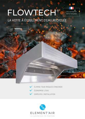 La hotte à induction ECONOVA 500 optimise les débits